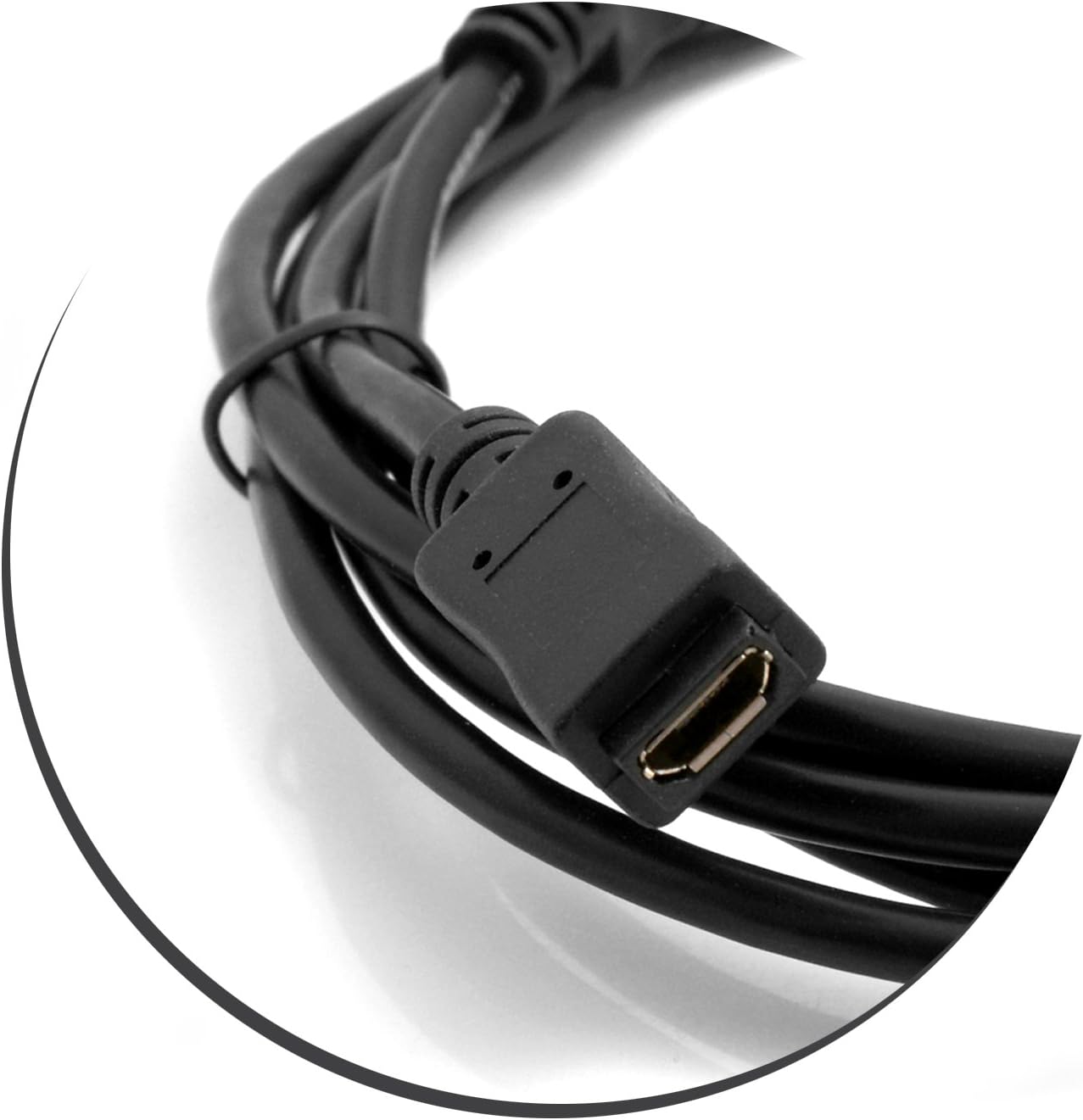 SYSTEM-S Micro USB (kvenkyns) í USB gerð B (karlkyns) gagnasnúra hleðslusnúra breytir 150 cm