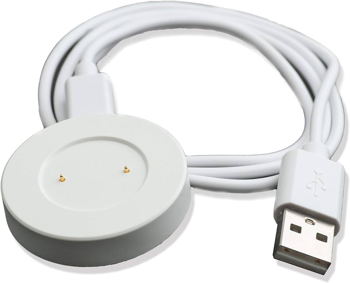 SYSTEM-S USB 2.0 snúra 75 cm hvít hleðslustöð fyrir Huawei Honor Watch GS PRO snjallúr
