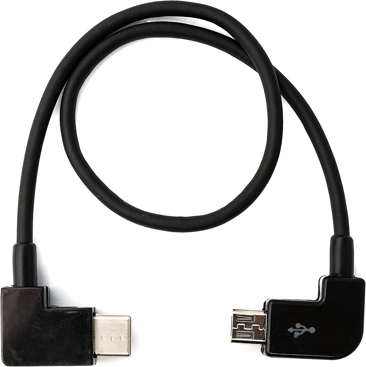 Micro USB í 3.1 Type C vinklaður snúra, 30 cm, fyrir Bosch Intuvia rafhjól