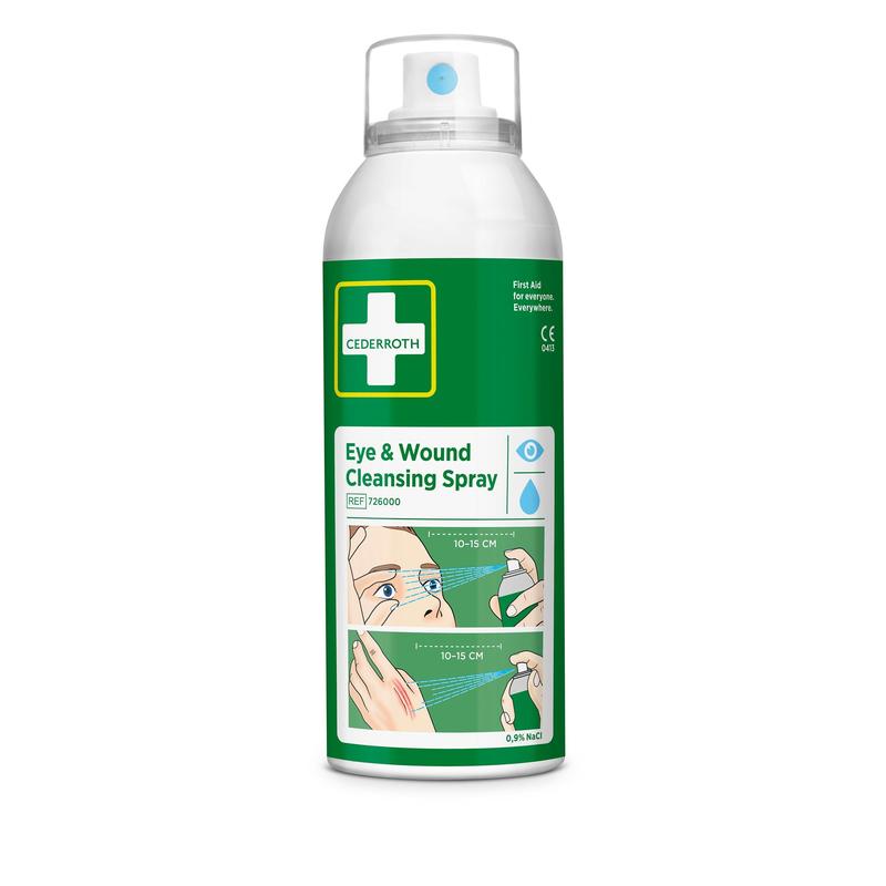 Cederroth augen- und wundreinigungsspray, 150 ml | Packung (1 Stück)
