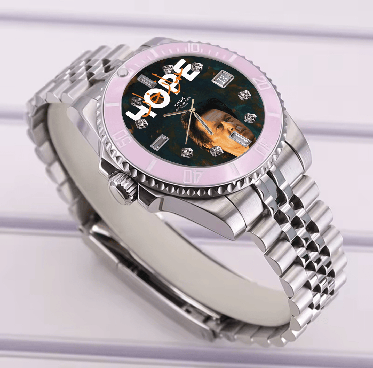 IMRAN KHAN,Valor watches stainless steel case