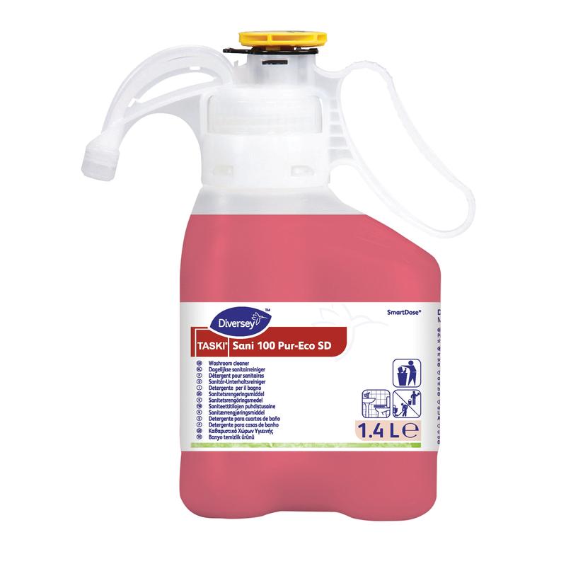 TASKI Sani 100 Pur-Eco, ph-Wert neutraler Sanitärreiniger, ideal für Marmorreinigung, EU Umweltzertifizierung