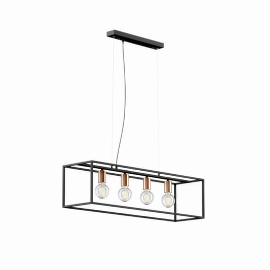 B-flokks Euluna hengilampi, Floki, opinn teningslaga, 4 ljós