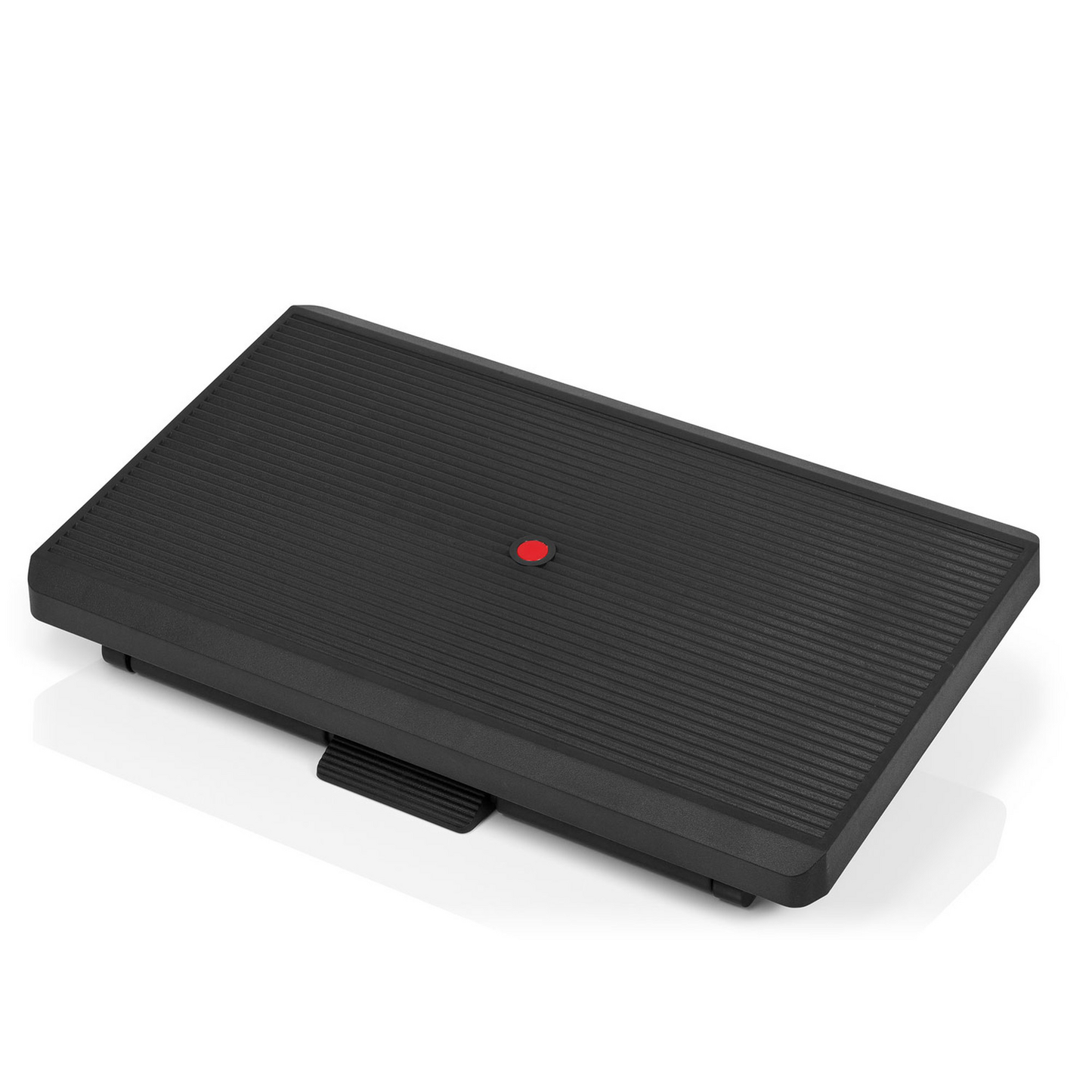 B-grade Hjh Office footrest Piedino Stripe Pro support black tiltable height adjustable