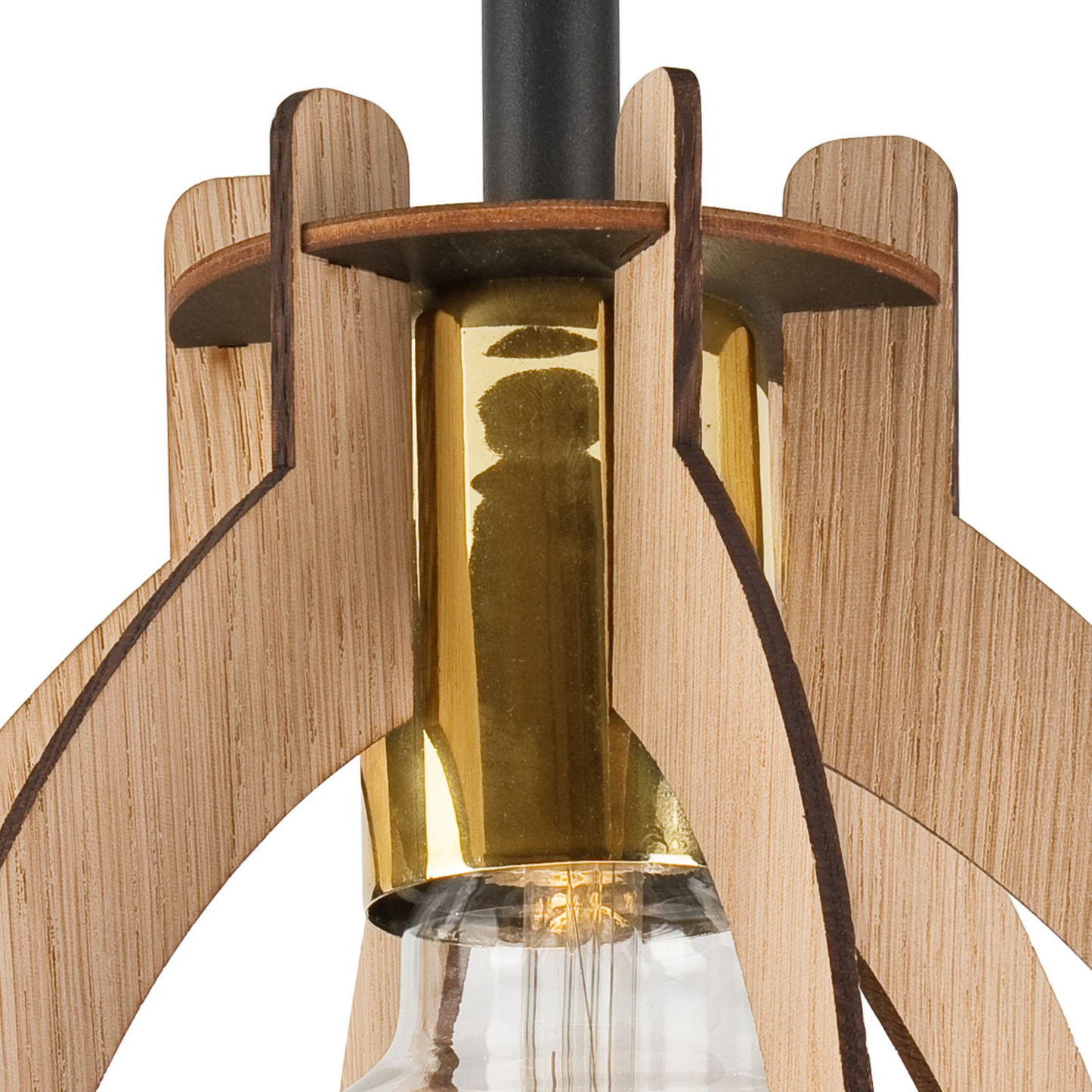 B-flokks Envostar loftljós Falou eik ø 25 cm loftlampi ljóskastari