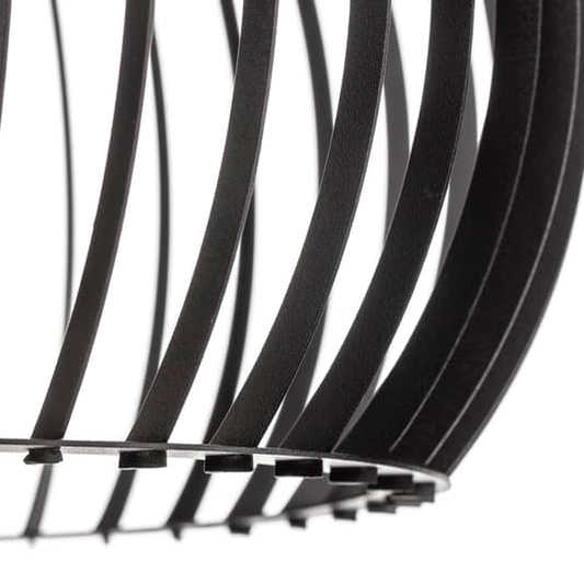 B-stock Euluna hanging light Larus black steel 2 bottles. Hanging light ceiling lamp lamp E27