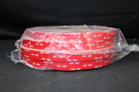 Tvöfalt límband, B-flokks, 3M LSE110/19, hvítt, 33 m x 19 mm, 4 stykki