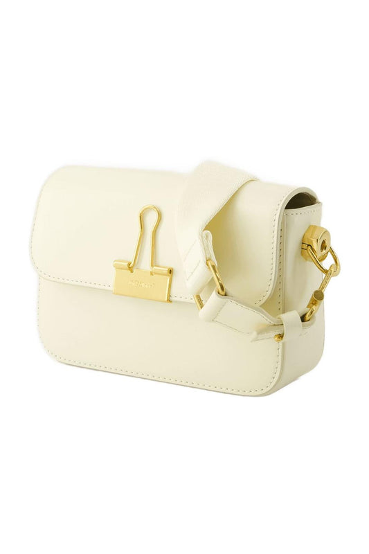 Hobo Tasche Plain Binder - Off White - Leder - Beige