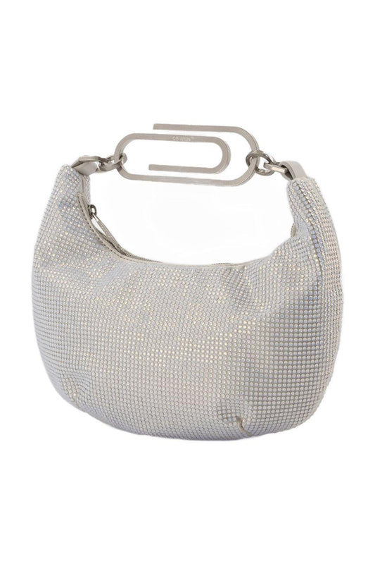 Tasche Binder Clip 20 in Strass / blau