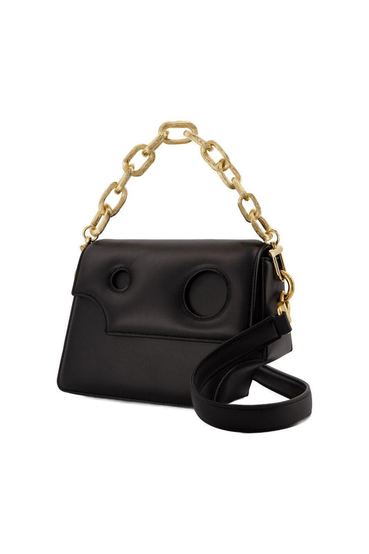 Schultertasche Burrow 24 in schwarz