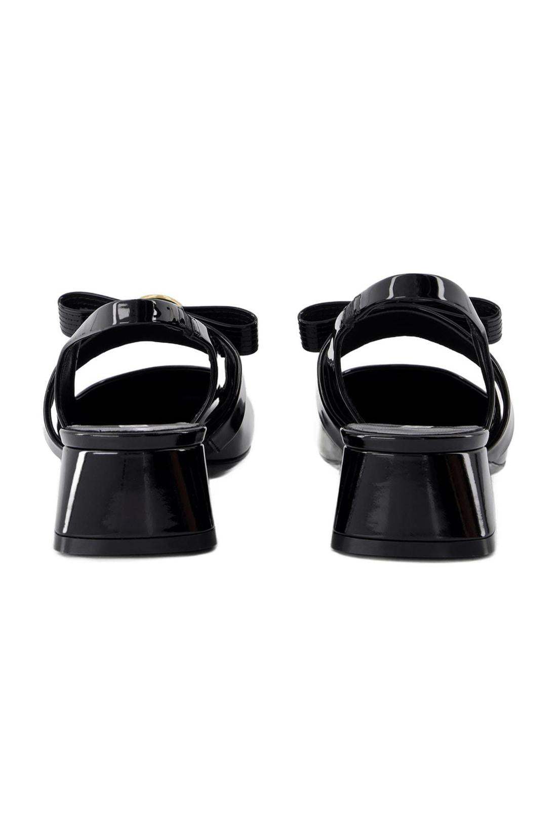 Sligback Gianni Ribbon - Versace - Leder - Schwarz