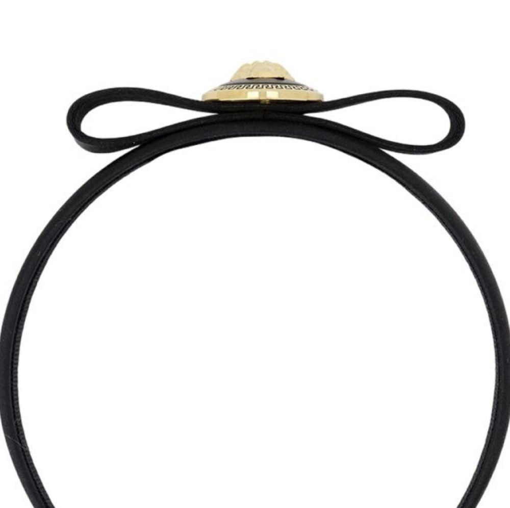 Medusa-Kopfbügel - Versace - Satin - Schwarz