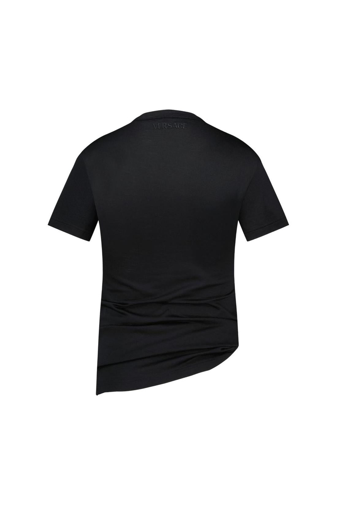 Logo T-Shirt - Versace - Baumwolle - Schwarz