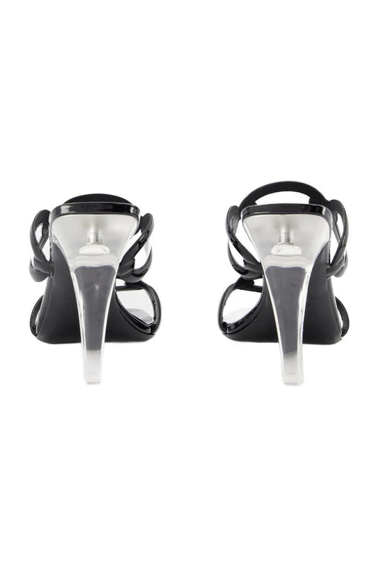 Chain 1967 T.100 Sandals - Valentino Garavani - Black - Brass