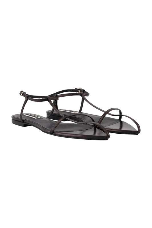 Sandalen - Jil Sander - Leder - Schwarz