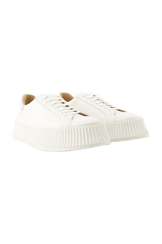 Sneakers - Jil Sander - Leder - Beige