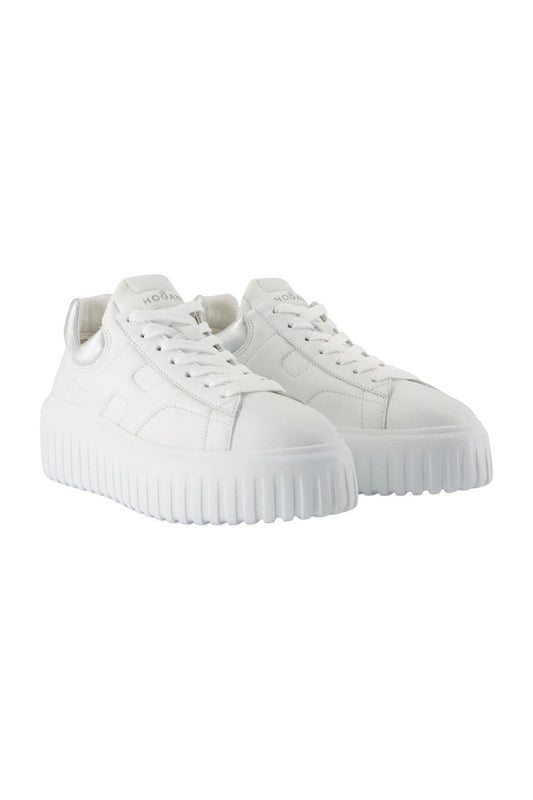 Sneakers H Stripes - Hogan - Leder - Weiß