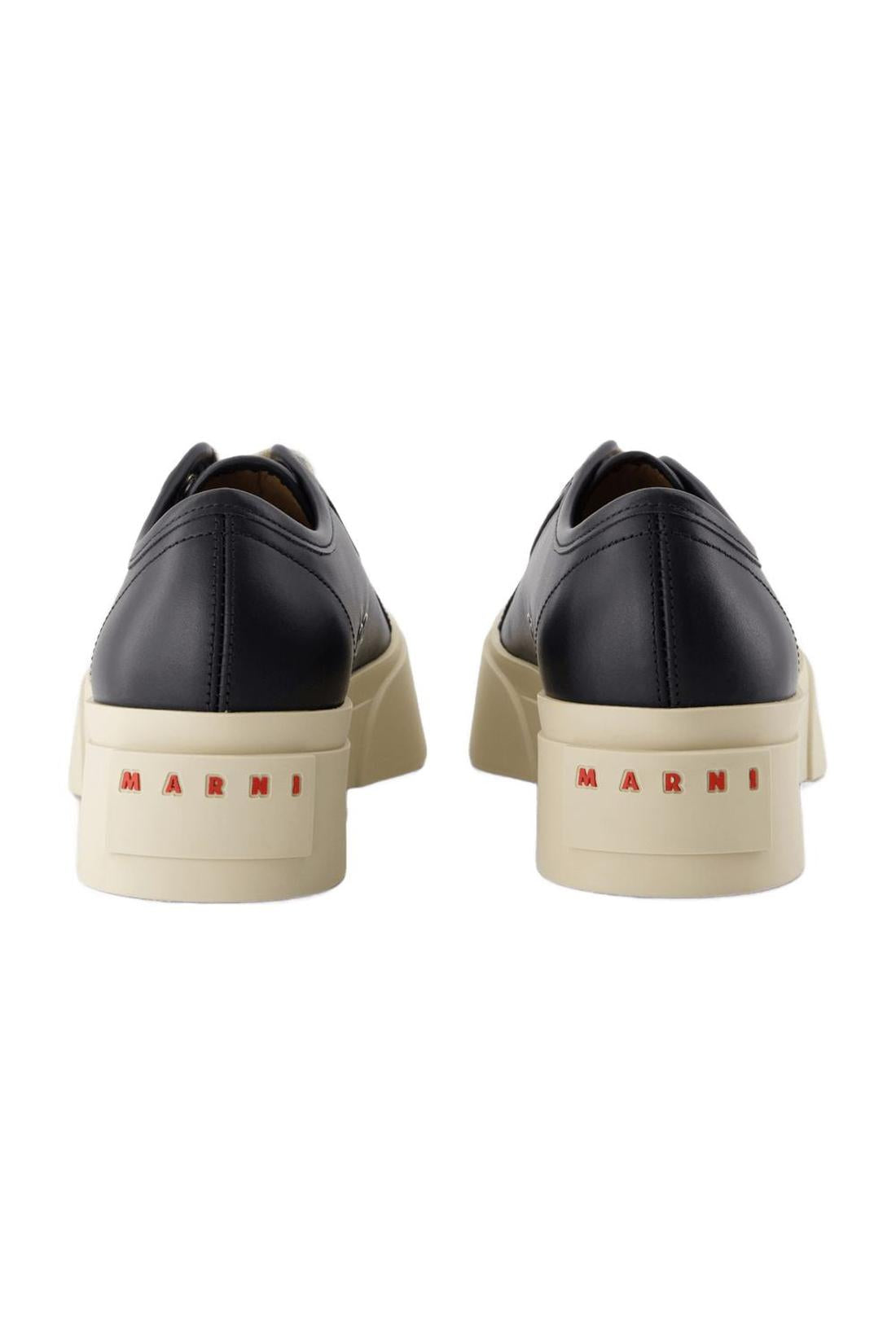 Sneakers Laced Up - Marni - Leder - Schwarz