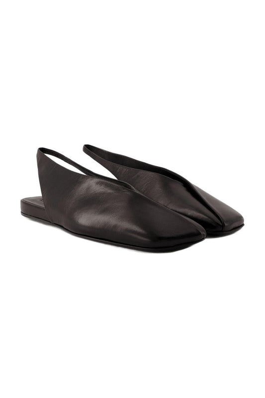 Ballettsandalen - Jil Sander - Leder - Schwarz