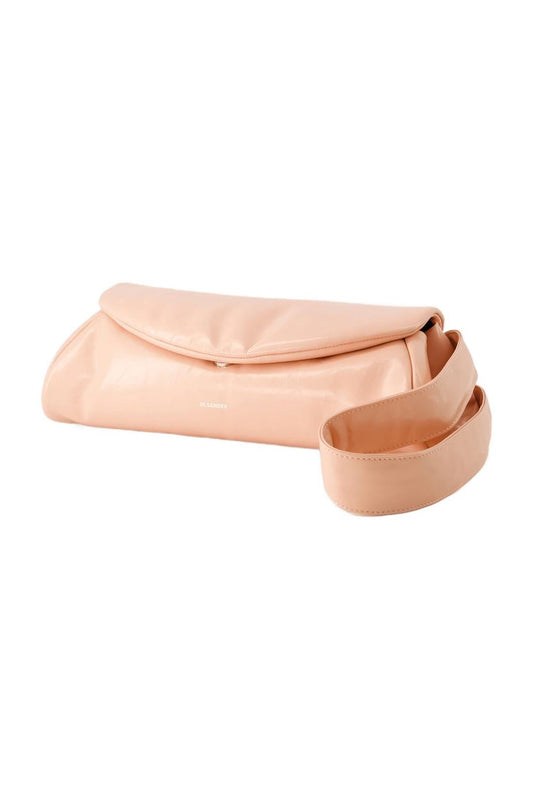 Hobo Tasche Cannolo Grande Padded - Jil Sander - Leder - Peach Pearl