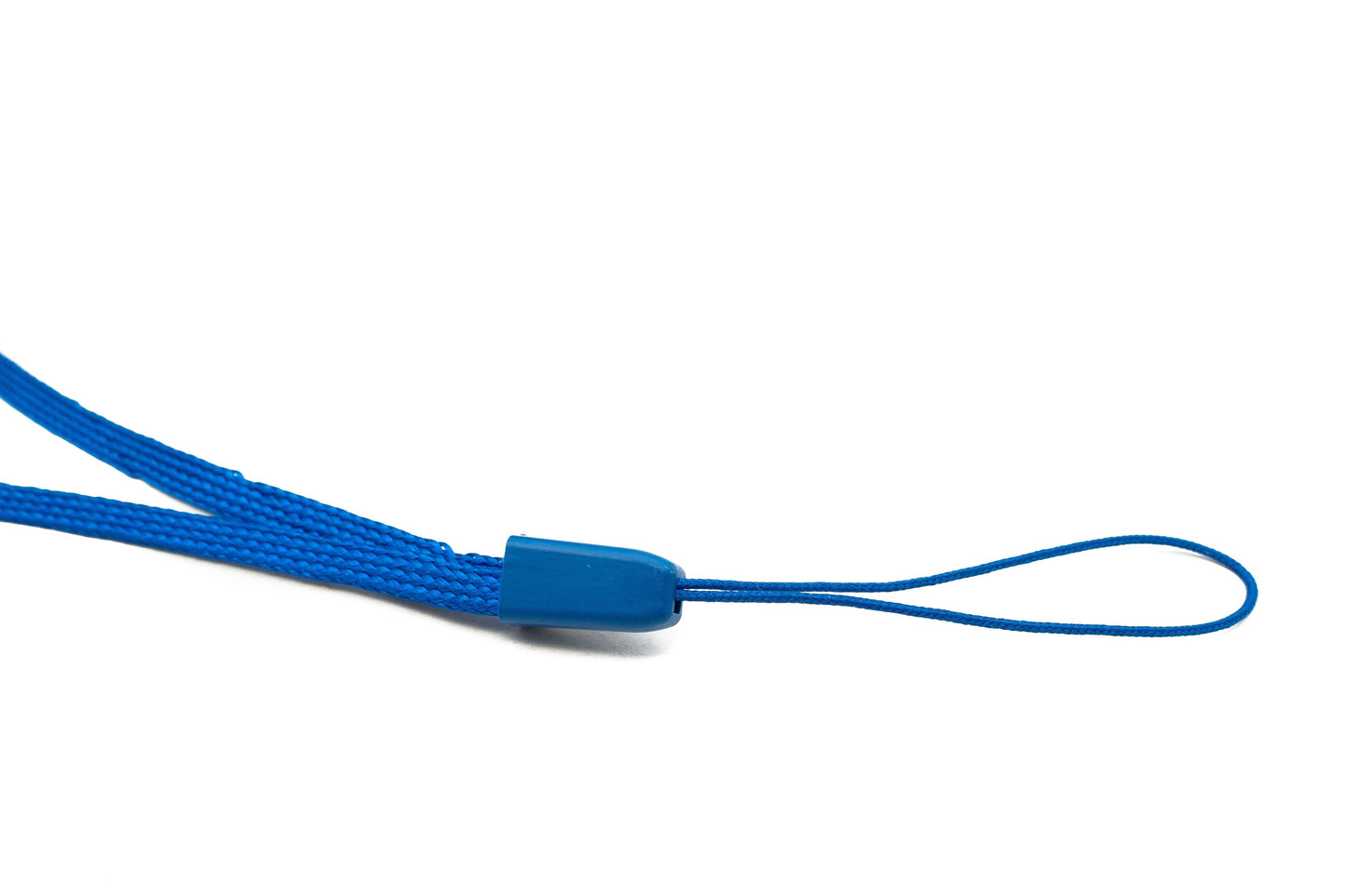 SYSTEM-S Halsband Umhängeband Trageband mit Schlaufe in Blau für Smartphone MP3-Player