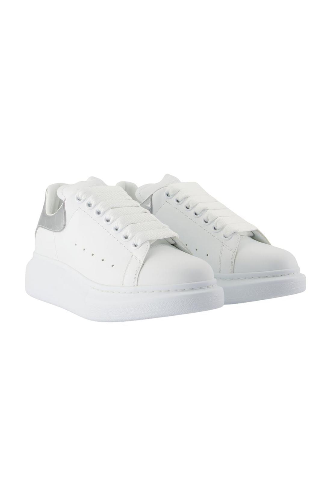 Oversized Sneakers - Alexander Mcqueen - White - Leather
