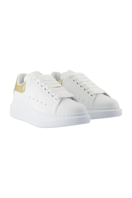 Oversized Sneakers - Alexander Mcqueen - White - Leather