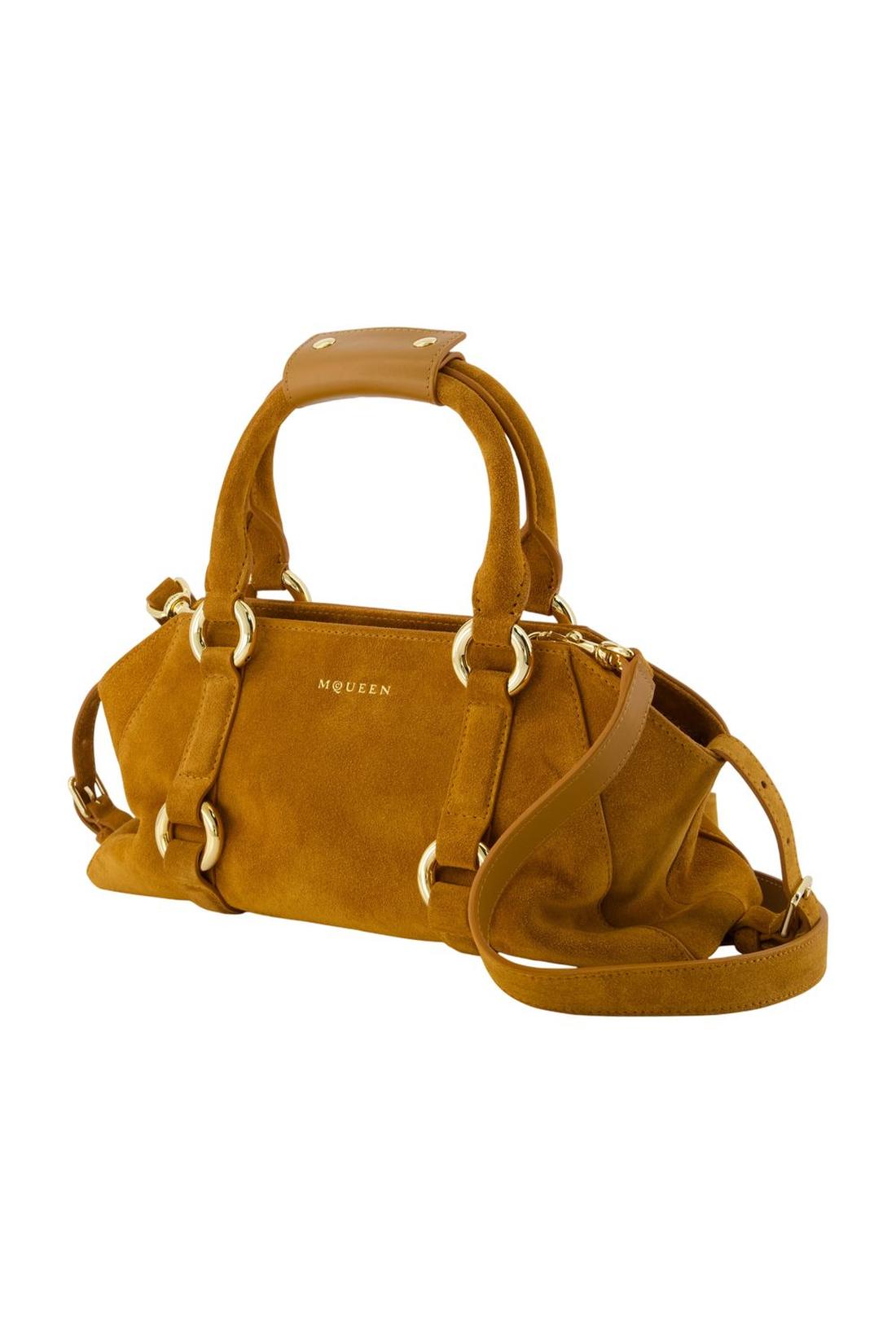 Farringdon Small Handtasche - Alexander McQueen - Leder - Braun
