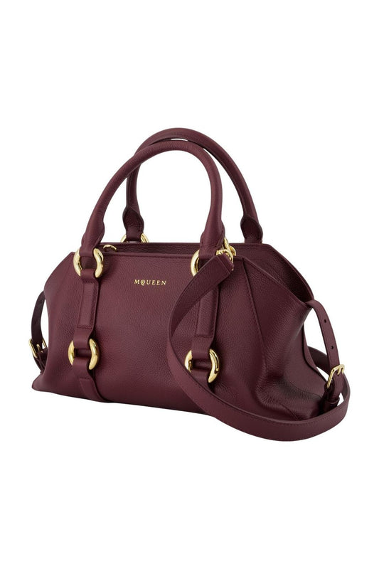 Farringdon Small Handtasche - Alexander McQueen - Leder - Bordeaux