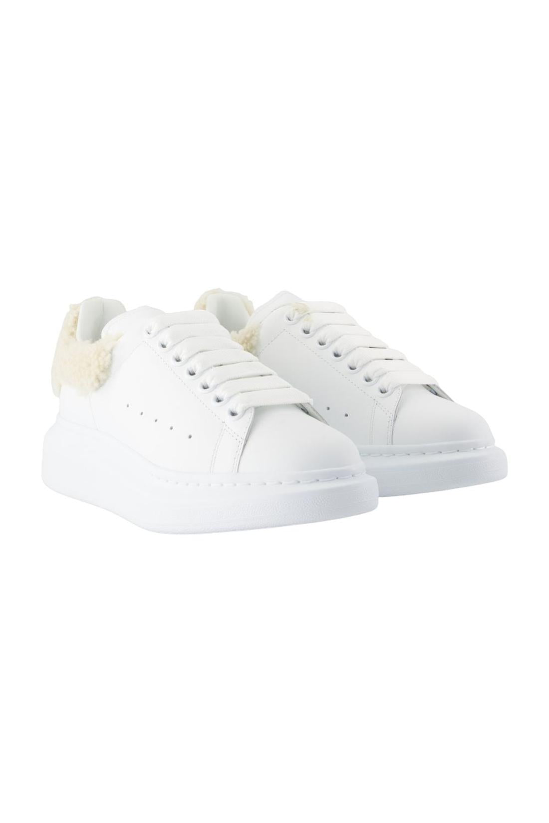 Oversized Sneakers - Alexander Mcqueen - White - Leather