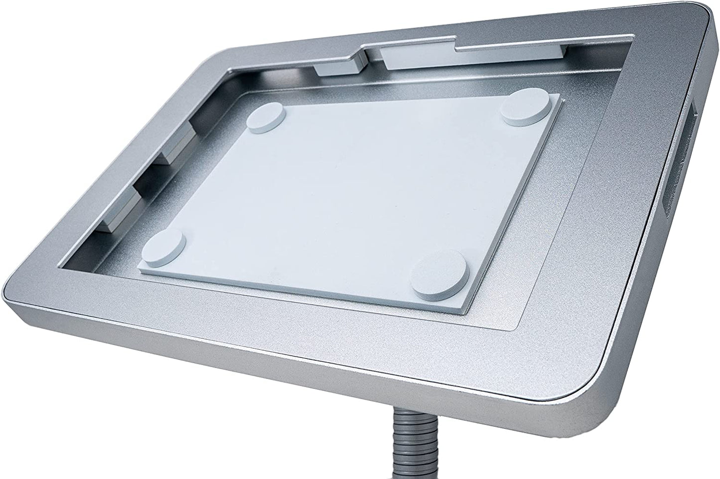 SYSTEM-S Tisch Halterung 360° Ständer abschließbar flexibel für Surface Pro 8 13.0" Grau