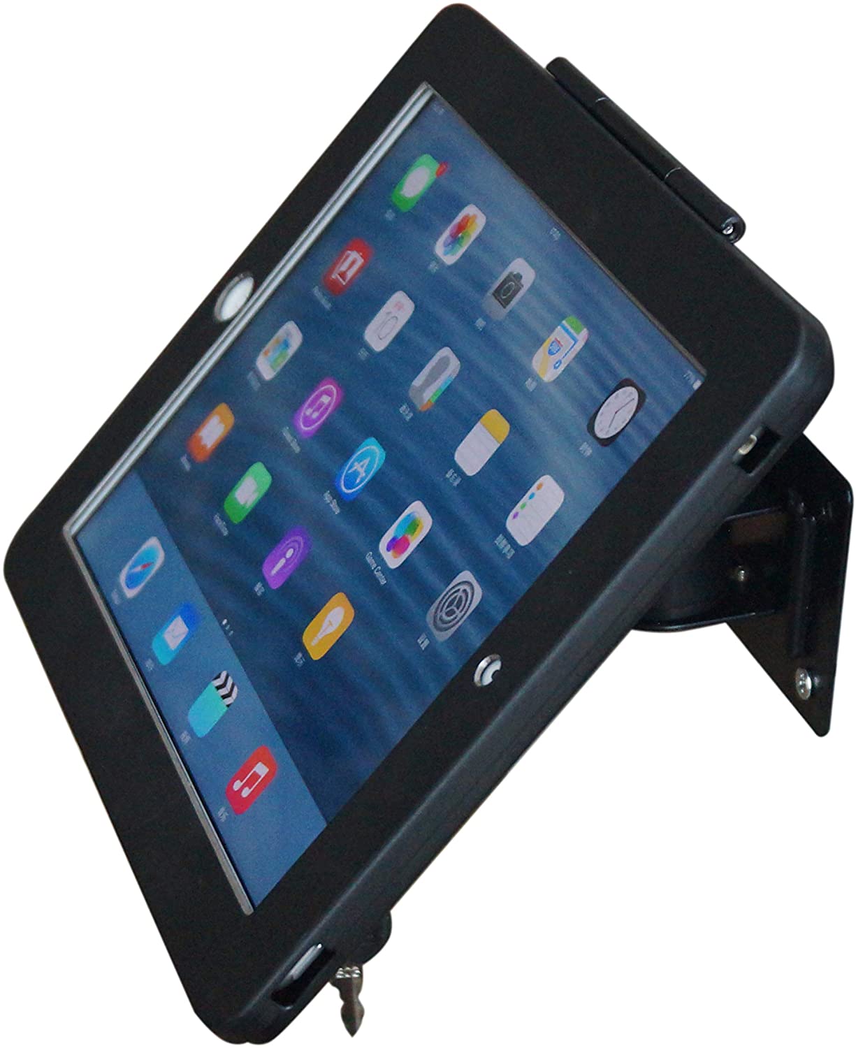 Læsanleg veggfesting frá System-S í svörtu fyrir iPad Pro 10,5" (2017) iPad Air 3 (2019) A2152 A2123 A2153 A2154 A1701 A1709