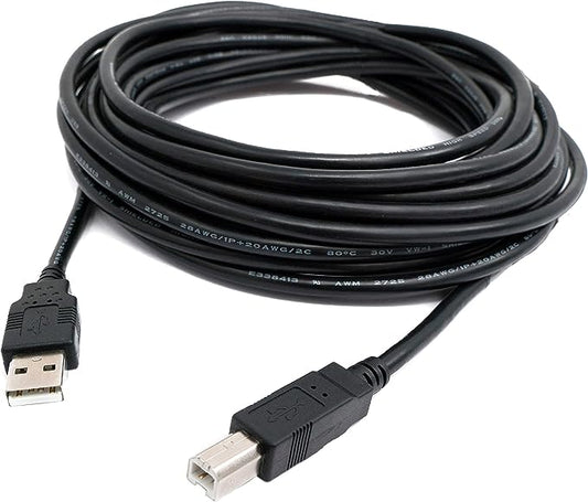 SYSTEM-S 8m snúra USB A í USB B