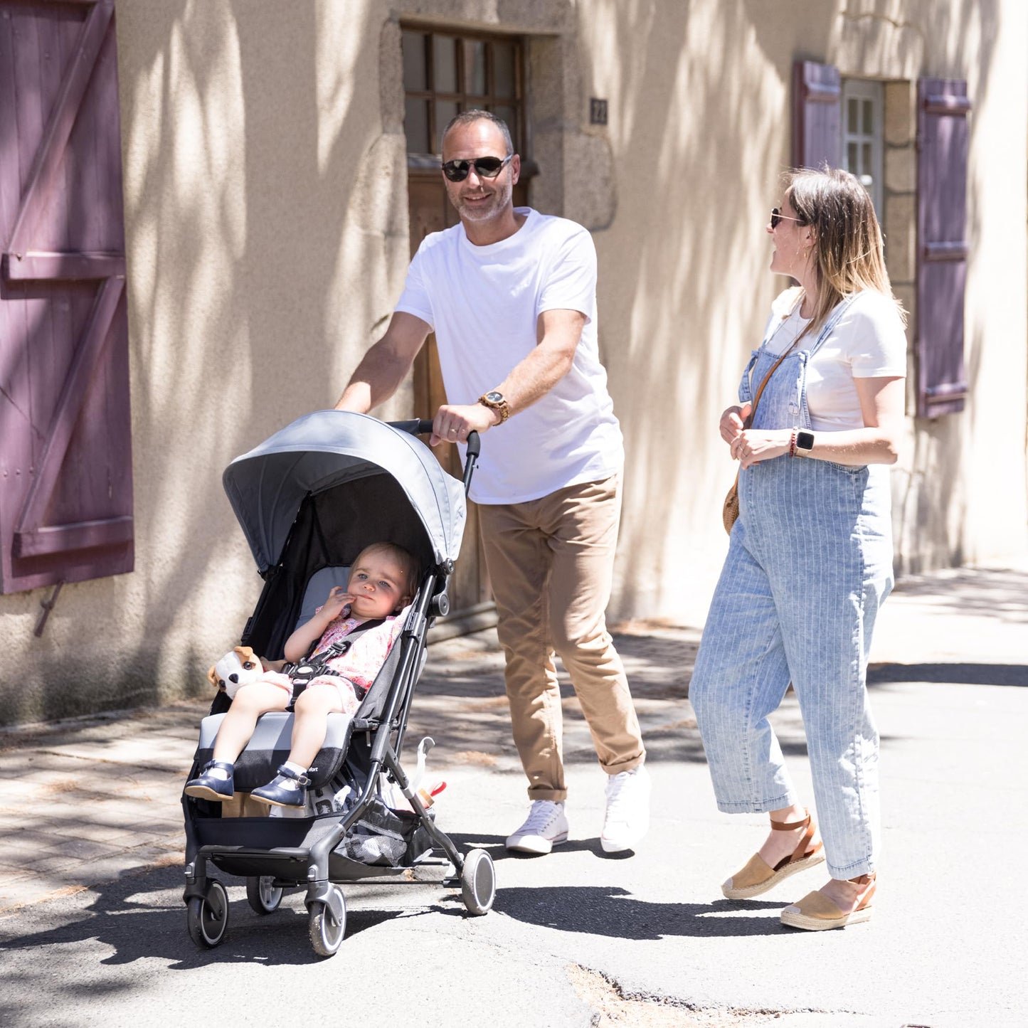 Bebeconfort Rainbow, barnavagn, nettur og meðfærilegur, 6 mánaða til 4 ára, allt að 22 kg, steinefnagrafít
