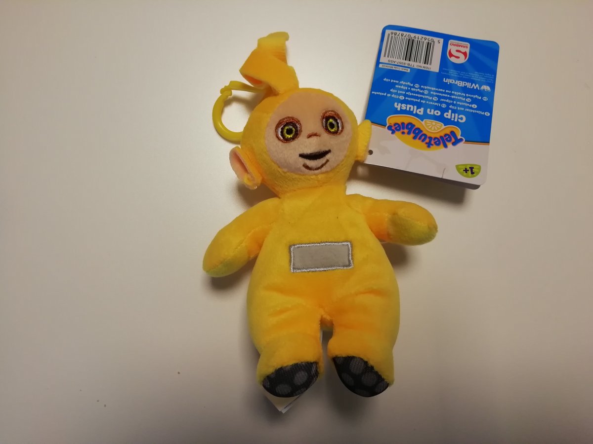 Plüsch Schlüsselanhänger Teletubbies 15 cm gelb
