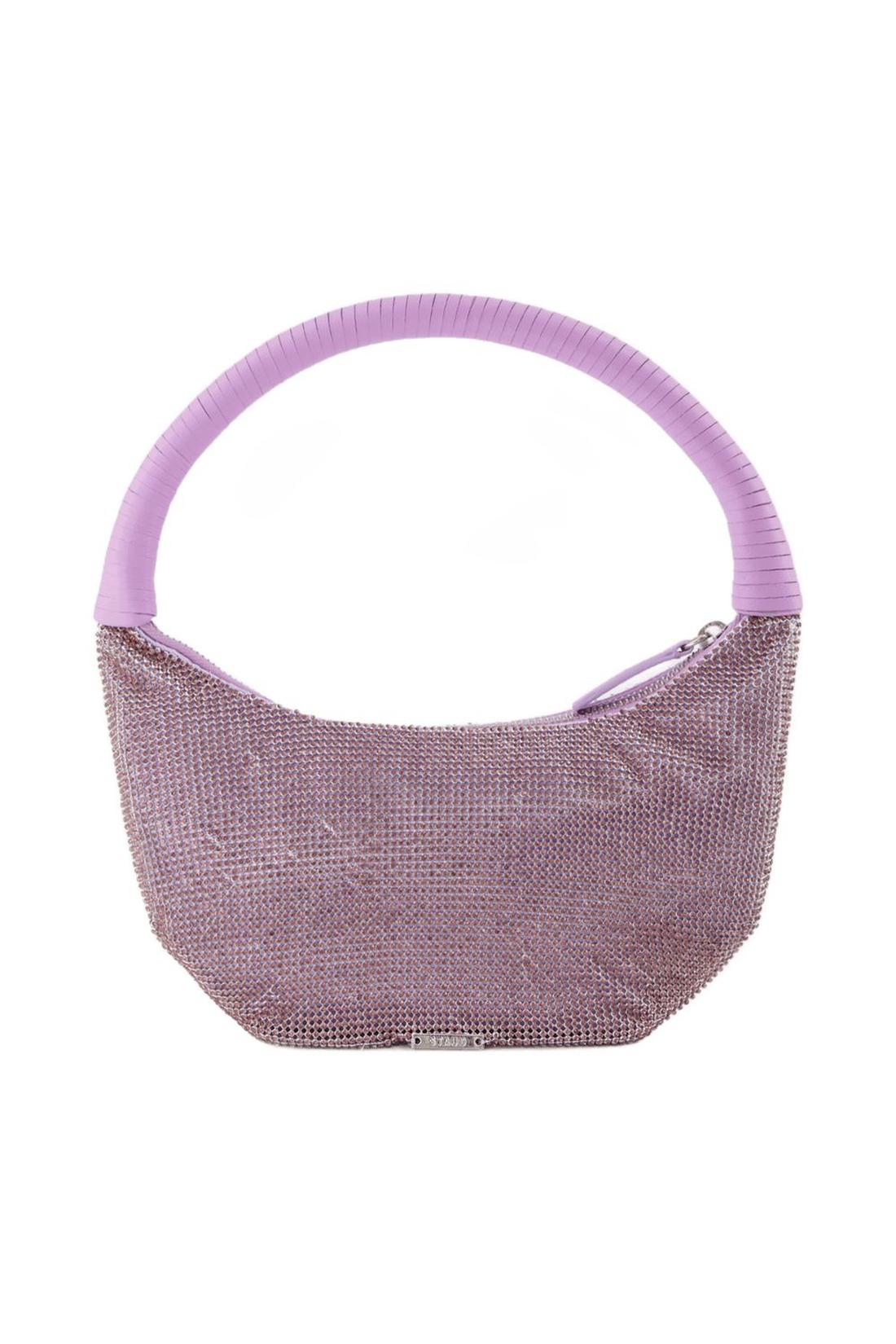 Pepper Crystal Hobo Bag - Staud - Lilac - Strass