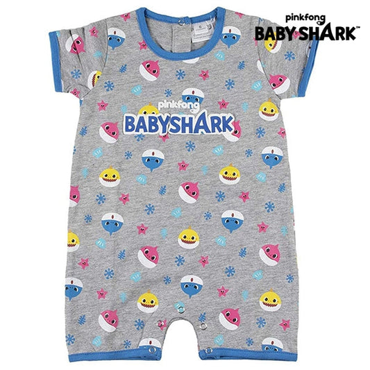 Kurzärmeliger Baby Shark Strampler – Musikalischer Spaß für die Allerkleinsten
