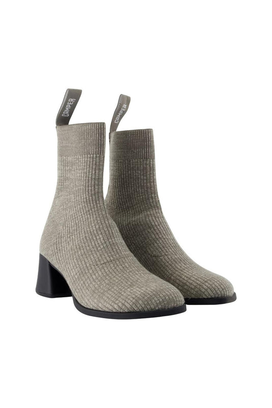 Stiefeletten Kora Dega - Camper - Leinwand - Grau