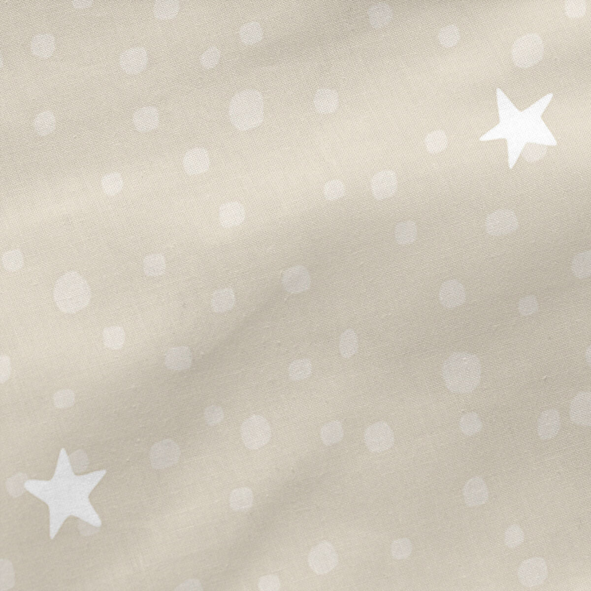Bettbezug mit Füllung HappyFriday Basic Little Star Beige 105 x 200 cm