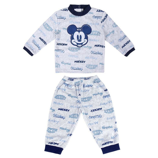 Kinderpyjama Mickey Mouse Grau
