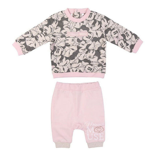 Baby-Tracksuit Minnie Mouse in Rosa