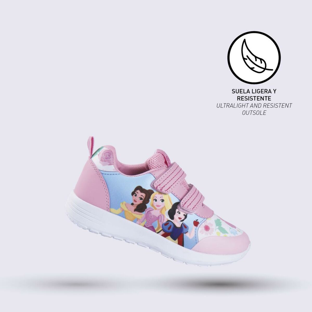 Disney Princess children's sports shoes in pink