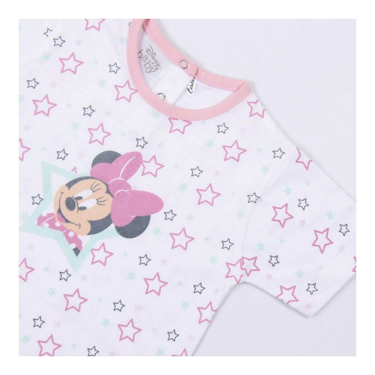 Kurzärmeliger Minnie Maus Strampler