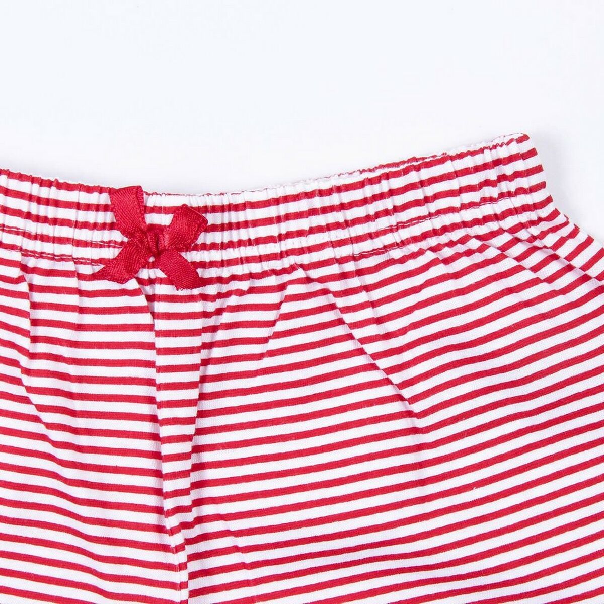 Sommerpyjama Minnie Mouse Rot Weiß