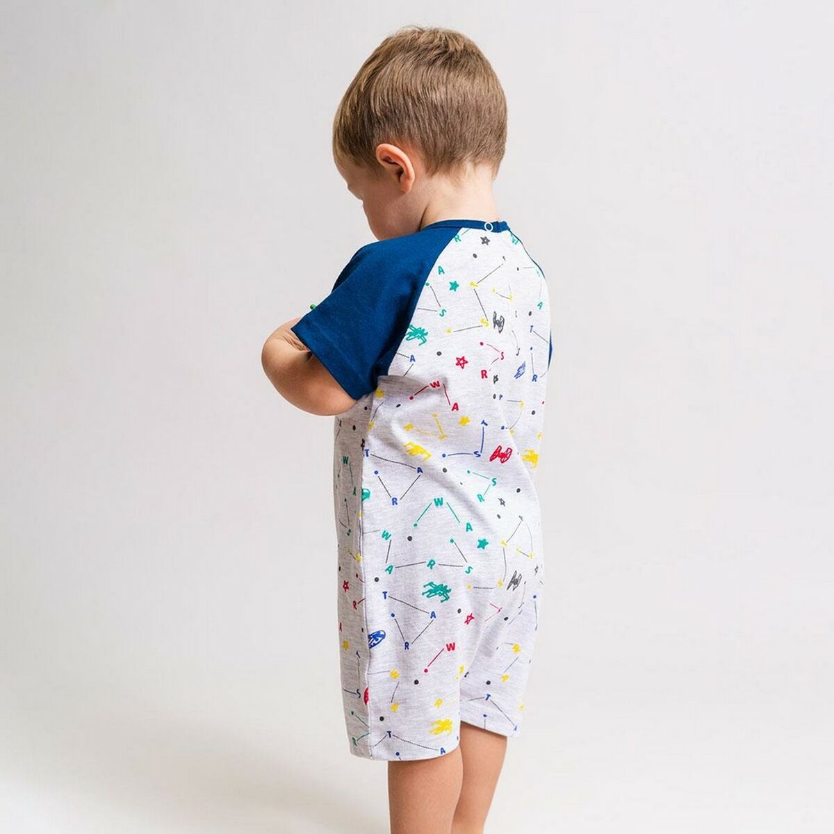 Kurzärmeliger Star Wars Strampler – Galaktische Abenteuer für Dein Sternenkind