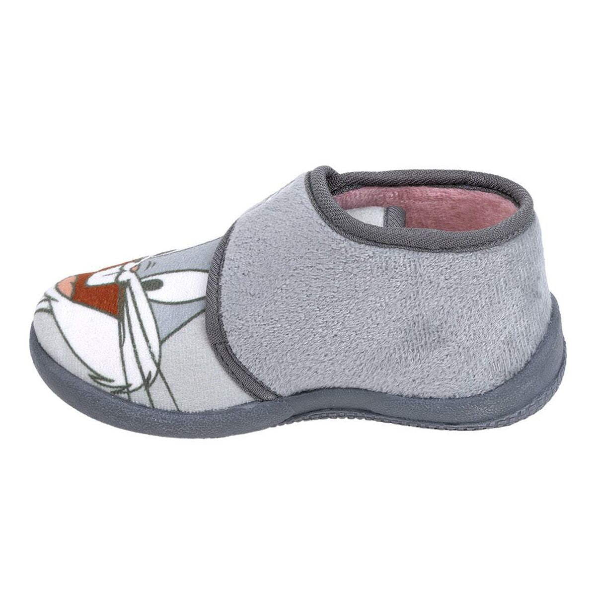 Looney Tunes children's slippers in grey