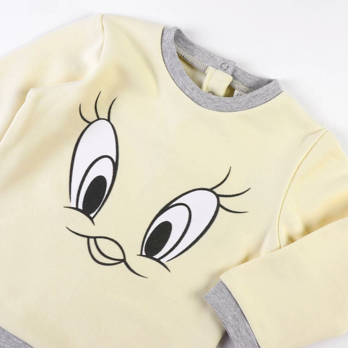 Looney Tunes Baby-Trainingsanzug in Gelb und Grau