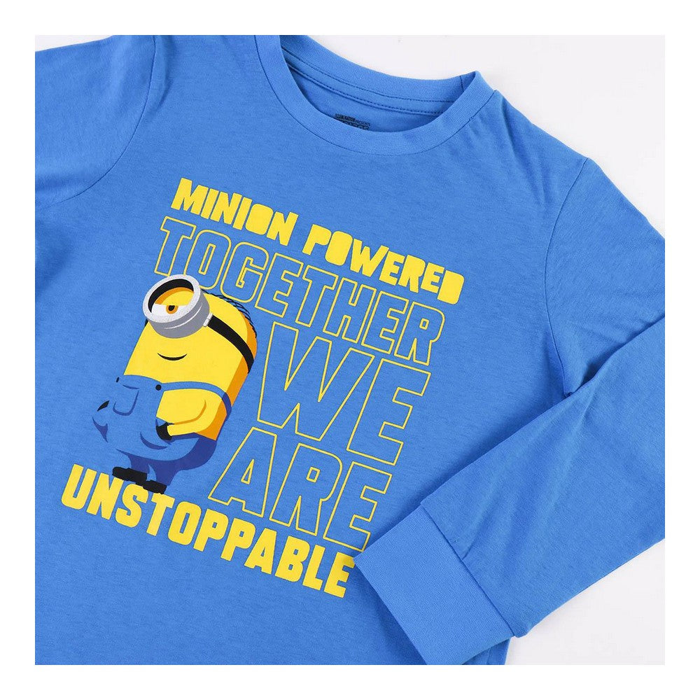 Kinderpyjama Minions in Blau – Träumt süß mit den Minions!