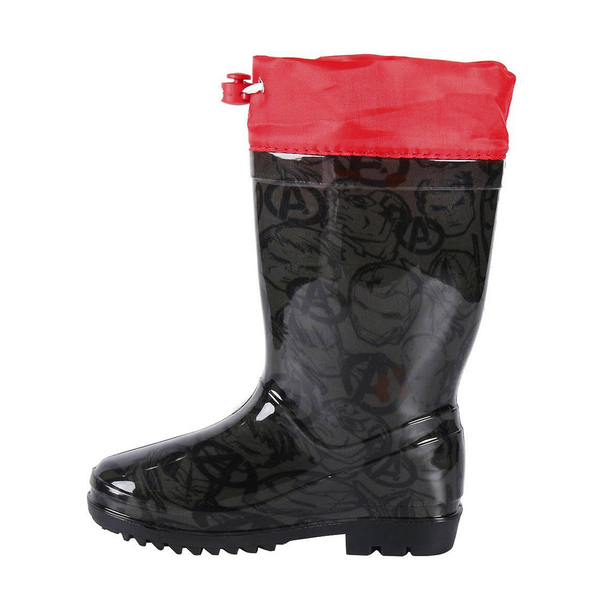 Marvel Avengers Kinder Gummistiefel in Schwarz – Heldenhafte Regentage
