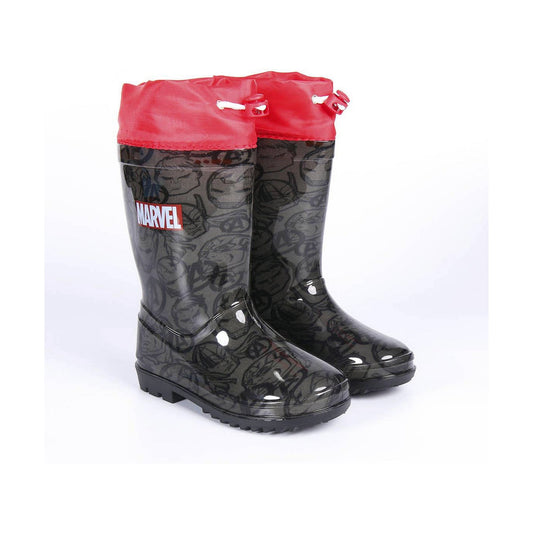 Marvel Avengers Kinder Gummistiefel in Schwarz – Heldenhafte Regentage
